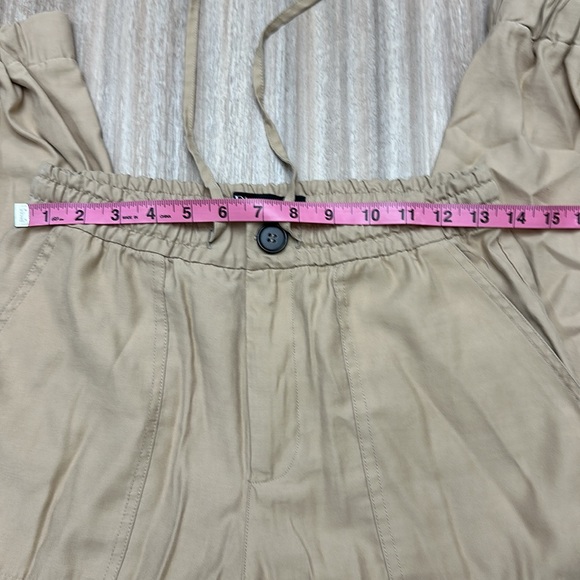 ZARA Baggy Cargo Pants Size Small Khaki Color - Picture 12 of 12